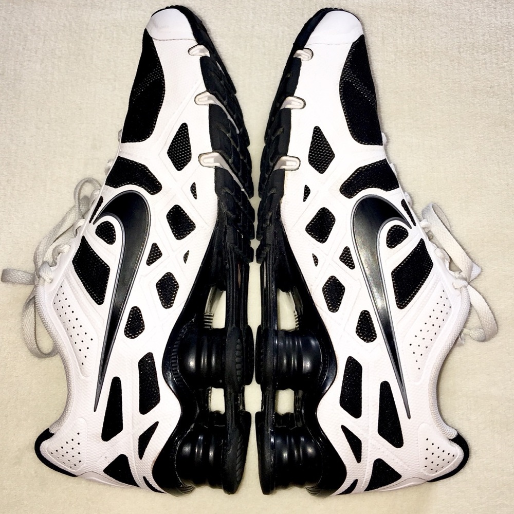 Men’s Nike Shox Turbo 10 Mesh White Black